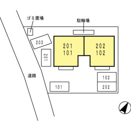 山本駅 徒歩6分 1階の物件外観写真